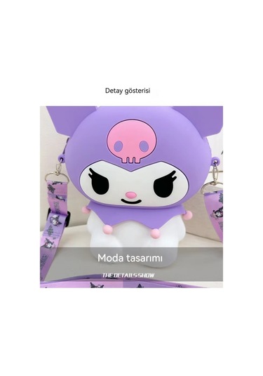 Aurora Küçük Prenses Kulomi Çocuk Çantası Siyah Black