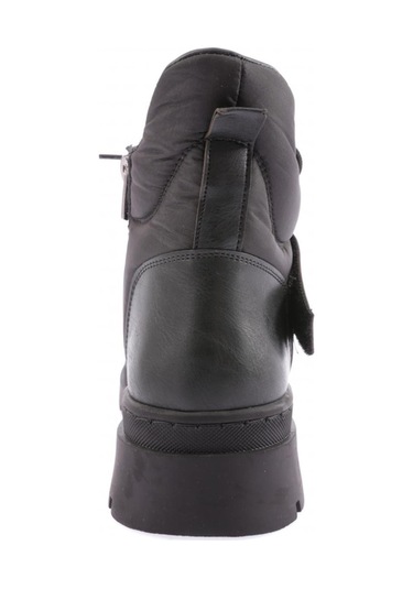 Dgn 110 Bayan Kalin Taban Sneakers Spor Ayakkabi 110-1414-R1534 Siyah