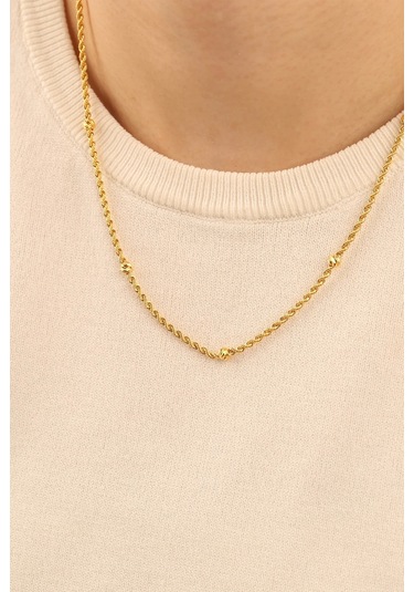 Çgkmücevherat Dorikalı Halat Altın Kolye Drklhlt1 Gold