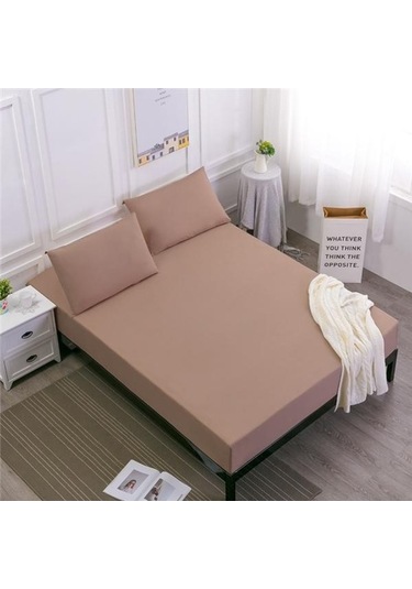 Novahub Camel Yeni Renkli Yatak Örtüsü Su Geçirmez Yatak Koruyucu Pamuk Yumuşak Ve Rahat Tüm Yatak Boyutlarına Uygun Yıkanabilir Camel Camel