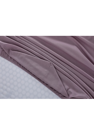 Doqu Home Colourful Fitted Çarşaf Tek Kişilik - Lila