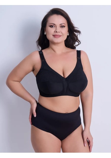 Lavandına Büyük Göğüsler İçin Balensiz Sütyen 323656157 Siyah