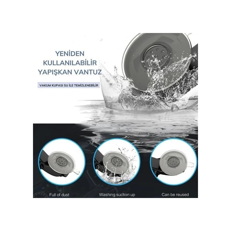 İpek Yıldızı 360 Derece Dönen Torpido Üstü Uzunluk Ayarlamalı Vantuzlu Teleskopik Araç Telefon Tutu