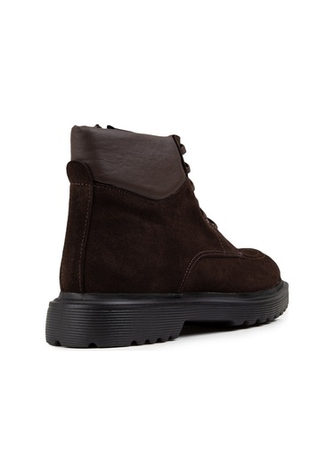 Deery Hakiki Süet Kahverengi Erkek Bot - 01929mkhve01 Kahverengi