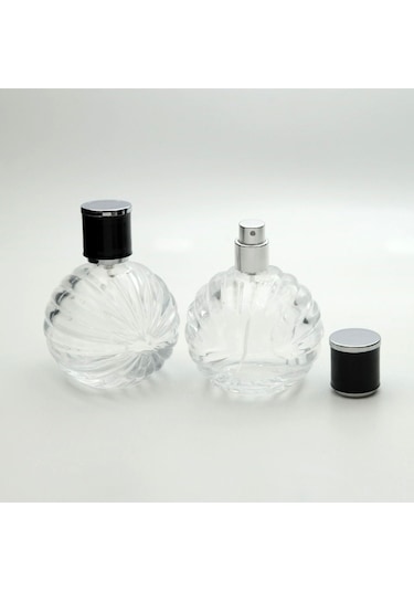 Parfüm Şişesi 100 Ml 5 Adet Top Desenli Model Kolay Kapama