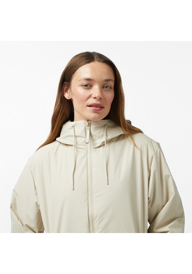 Rains Lohja Insulated W3t1 Kadın Krem Yağmurluk Düz 15770 Krem