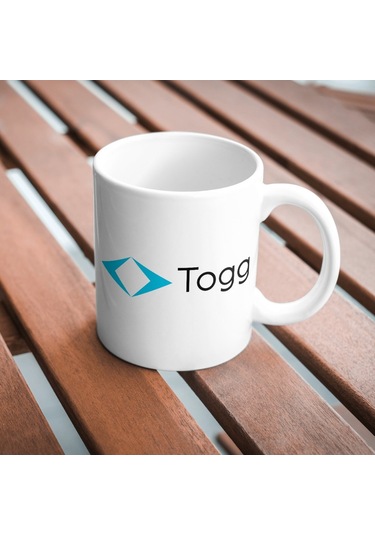 Applucky Togg Baskı Kupa Bardak Beyaz