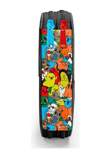 Coral High İki Katlı Düzenleyici Kalem Kutusu - Siyah Hayaletler, Erkek Çocuk, Siyah Hayaletler Siyah - Çok Renkli