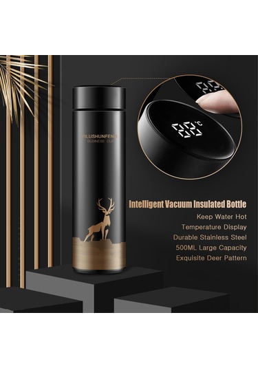 Moveevo 500ml Güneşgözu Desenli Akıllı Isı Ölçer Termos Bardak - Dokunmatik Ekran, Çelik İç/ Dış, Damlacık Önleyici Pil Değiştirilemez Pembe Moveevo 500ml Güneşgözu Desenli Akıllı Isı Ölçer Termos Bardak - Dokunmatik Ekran, Çelik İç/ Dış, Damlacık Önleyici Pil Değiştirilemez Pembe