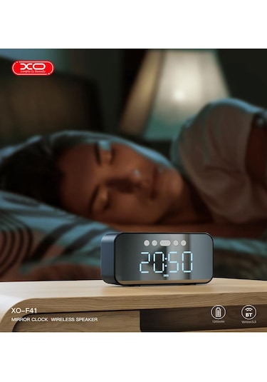 Çok Fonksiyonlu Akıllı Ayna Saat F41,bluetooth 5.3 Hoparlör,fm Radyo,alarm