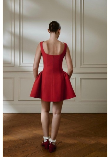 Prenses Elbise Kırmızı