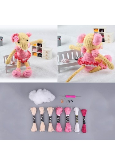 Suntek Dıy Fare Tığ Kitleri El Yapımı Doldurulmuş Oyuncak