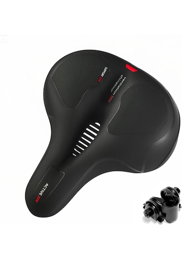 Bisiklet Koltuğu Kırmızı -Siyah