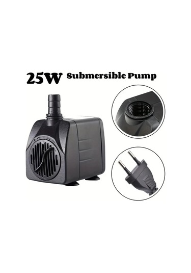 Motion003 Avrupa Fişli 25w 1 Adet Bilgisayar 1500 2000 Litre Saat Hızlı Bahçe Akvaryum Balık Tankı Altüzer Pompa 1.3 Metre Güç Kablosu
