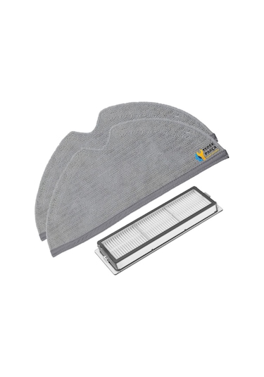 Xiaomi Uyumlu Mijia 2c Robot Süpürge Hepa Filtre Ve Mop Bezi 2 Adet