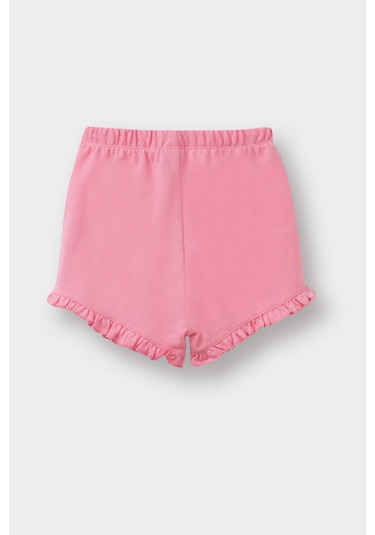 Defacto Kız Bebek Beli Lastikli Pike Şort C1454a525smpn164 Pembe