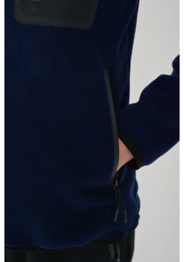 Exuma Kadın Tam Fermuarlı Polar 2322003 - Lacivert