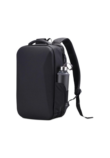 Classone Ga-0010 Gauntlet V1 Sert Kabuk Serisi 15.6 İnch Uyumlu Wtx Pro Su Geçirmez Kumaş Laptop Çantası -siyah Siyah