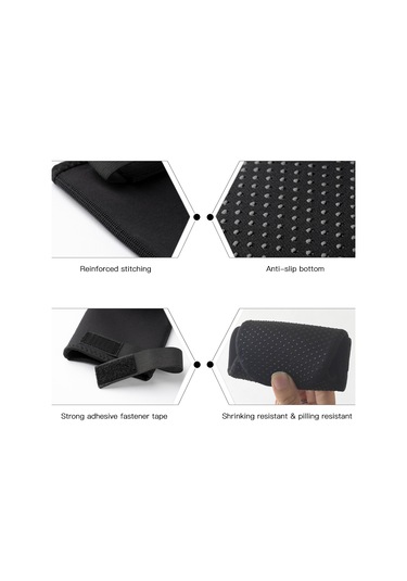 Xindoker Erkek Kadın Dik Kalın Neopren Su Çorabı - Isı Tutucu, Kaymaz Önlü, Su Geçirmez - Suların Altında Sporlar İçin Xl Siyah Siyah