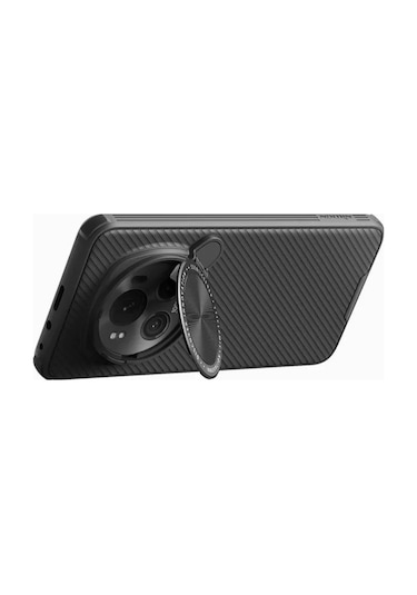 Mufunye Honor Magic 6 Pro İçin Nillkin Camshield Pro Manyetik Kılıf: Kamera Koruyucu, Magsafe Uyumlu, Dikey/yatay Ayaklı, Parmak İzi Redüktörü Siyah