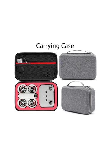 Soulader Djı Neo Taşınabilir Seyahat Çantası Sert Kasa Drone Aksesuarları Saklama Taşıma Çantası Kırmızı İç Tasarım