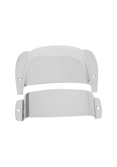 Hfambition Pb Elektro Bas Gitar İçin Çinko Alyüminyum Koruyucu Kiti - Köprü Ve Pikap Koruması, Kolay Kurulum, Gümüş Renk