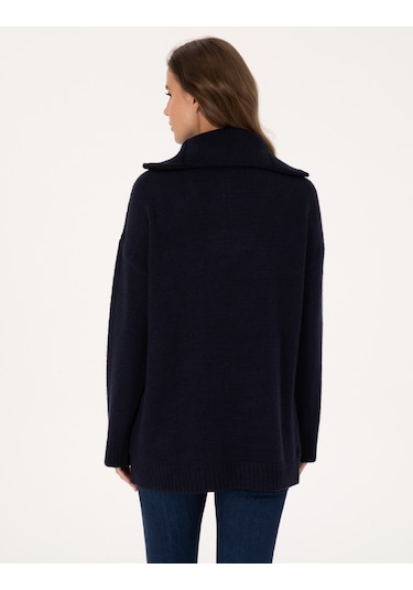 Pierre Cardin Kadın Lacivert Kazak /triko 50317121-vr033 Lacivert