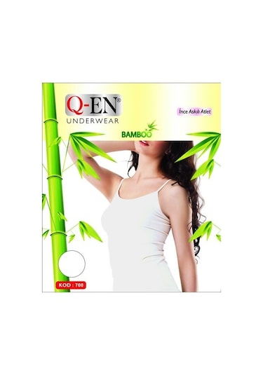 Q-En Bambu Bayan Ince Askılı Atlet 700