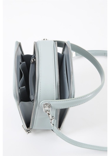 Ççs 17561 Kadın Omuz Askılı El Çantası-mavi Mavi