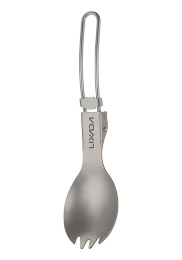 Springsun Katlama Özellikli Titan Kamp Bardağı Ve Çatal Kaşık Seti - Hafif & Dayanıklı Gümüş