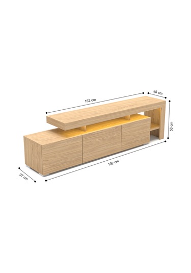 Luma Led Işıklı Tv Ünitesi Miro