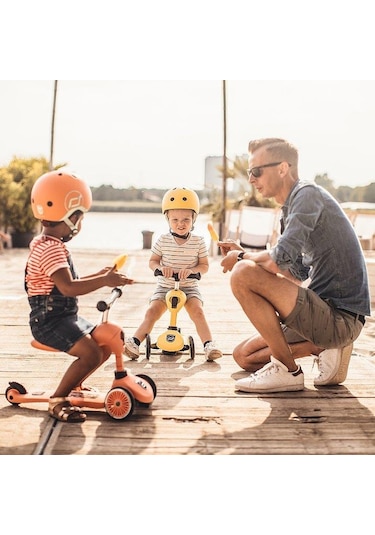 Scoot And Ride Helmet Bebek Kaskı Xxs-S Sarı 181206-96390