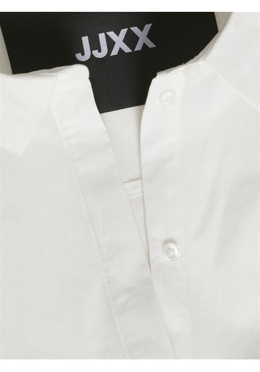 Jjxx Rahat Kesim Beyaz Kadın Gömlek 12246585 Beyaz