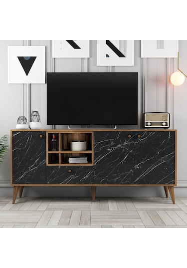 Napoli Konsol - Siyah Mermer