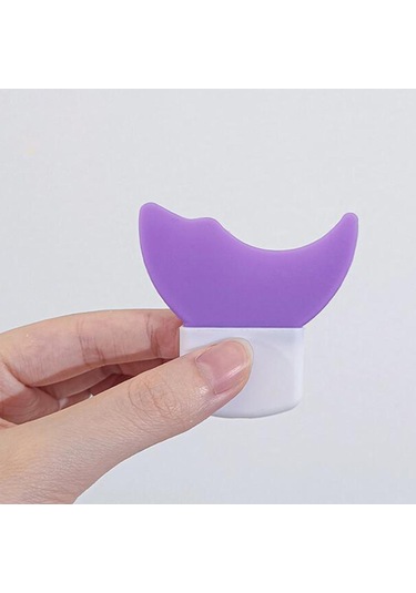 Suntek Çok İşlevli Eyeliner Şablonlar Silikon 5.7cmx5cm-mor