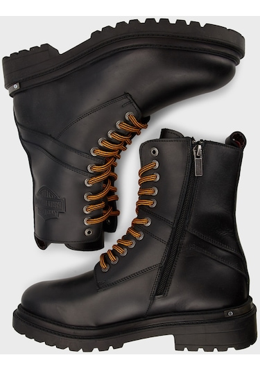 Harley Davidson Erkek Bot 021M100553 Black Deri Harley Davidson Erkek Bot 021M100553 Black Deri