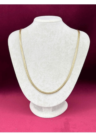 14 K Renginde İtalyan Zincir Örgü Model Gold Kolye Gold