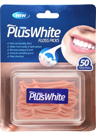 Plus White Kürdanlı Diş İpi 50'li