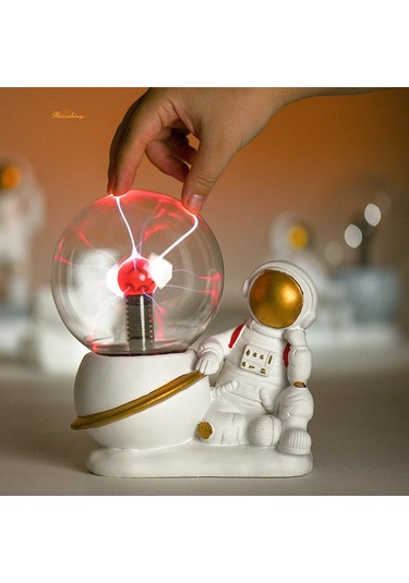 Astronot Meditasyon Plazma Topu İşık 4 İnç Cam Küre Dokunmatik Diğer