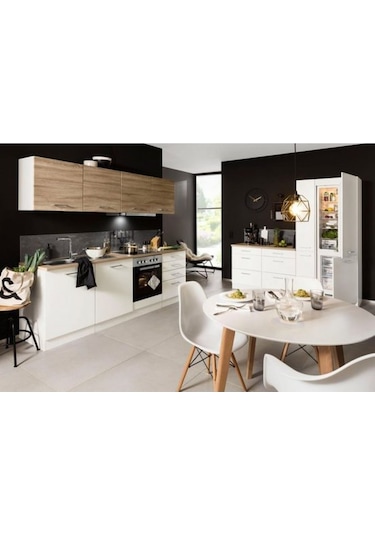 Ares Mutfak 6 Çekmeceli Alt Modül 120 Cm Beyaz Tezgah Dahil