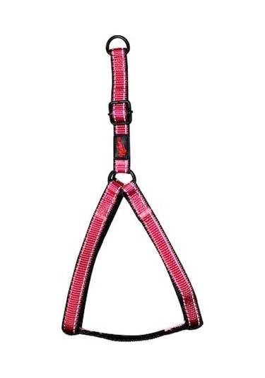 Natura Reflektörlü Kelebek Göğüs Tasması Pembe L Çok Renkli