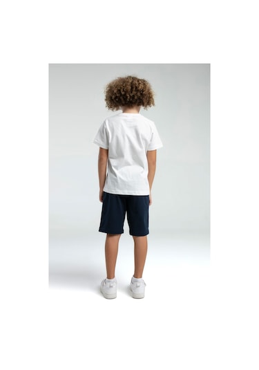Rolypoly Erkek Çocuk Beyaz Bermuda Takım 5274-47540 Beyaz