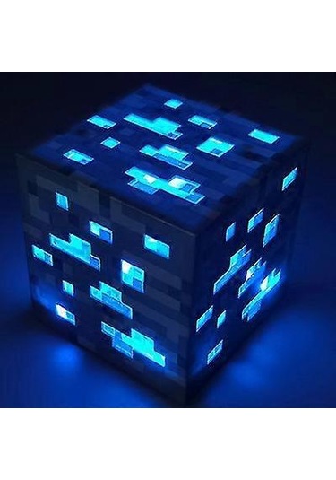 Yaju Çevresel Şarj Edilebilir El Feneri Gece Lambası Mavi Madenci Çok Renkli