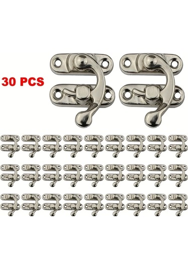 Dashanshop 30 Adet Altın Renk Ortaçağ Tarzı Ağır Hizmet Pirinç Kilit Mekanizması - Mobilya Sandık Dolap Koleksiyon