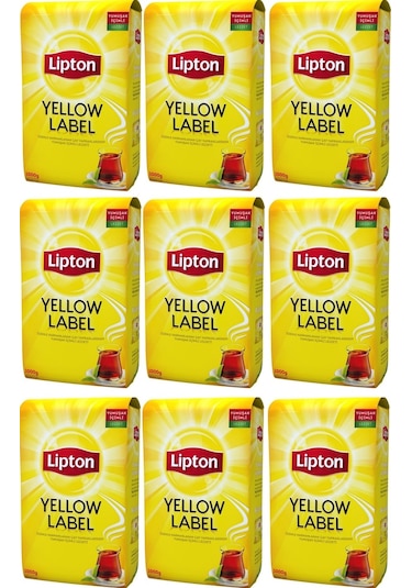 Lipton Yellow Label Siyah Dökme Çay 9 x 1 KG