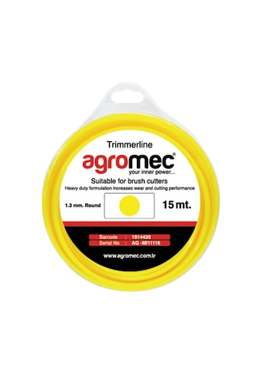 Fgd 1.3mm 15mt Yuvarlak Misina Agromec Motorlu Tırpan