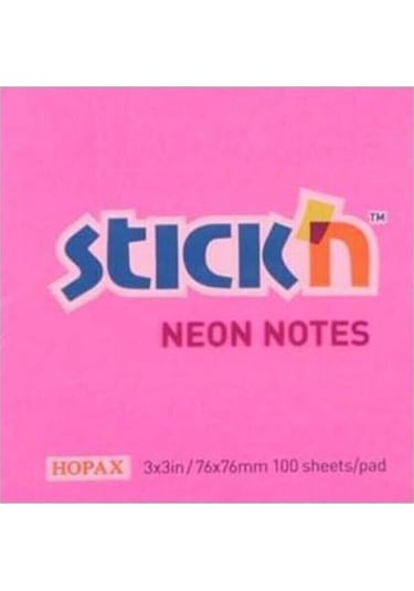 Yapışkanlı Not Kağıdı 76x76 Mm Neon Pembe 4-2116500-5001