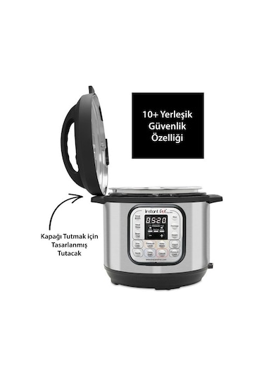 Instant Pot Duo Mini 7'si 1 Arada 3 L Basınçlı Çok Amaçlı Pişirici