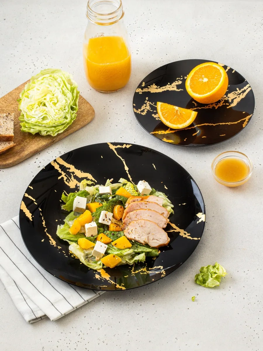 Family Co. Plastik Tek Kullanımlık Tabaklar, 2 Boyutlu Set 20 Adet. 362589158 100 adet