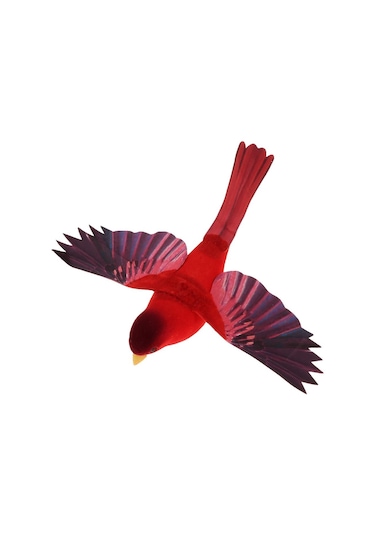 Suntek Yayılan Kanatlar Yapay Tüy Köpük Kuş Ev Büyük